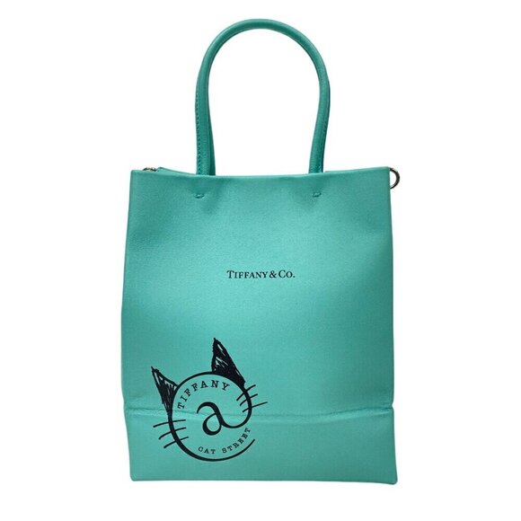 TIFFANY & CO. Blue Tote Bag - Picture 1 of 12